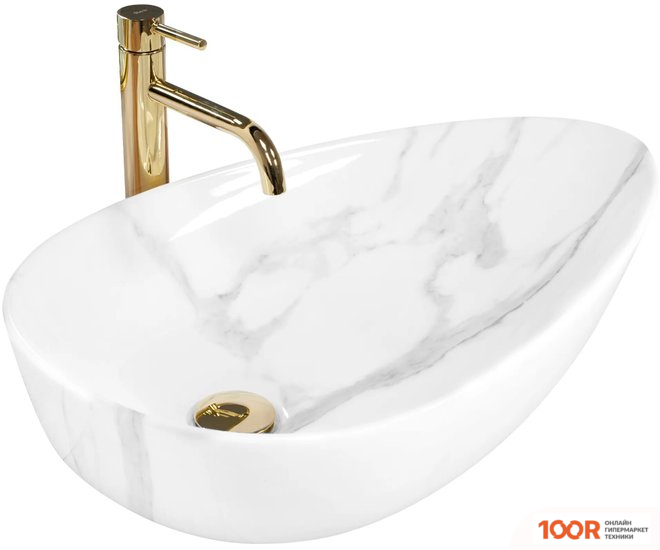 Умывальник Rea GRETA 65 BIANCO SHINY REA-U6501 (298295)