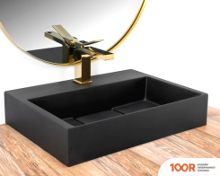 Умывальник Rea GOYA 70 (ЧЕРНЫЙ) (298291)