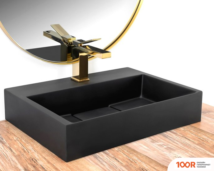 Умывальник Rea GOYA 60 (ЧЕРНЫЙ) (298290)