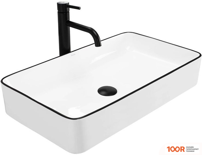 Умывальник Rea DENIS BLACK EDGE U6513 (298270)