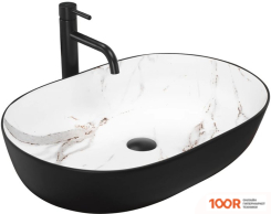 Умывальник Rea CLEO BLACK/AIAX MATT (298253)