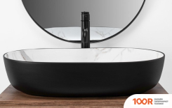 Умывальник Rea CLEO BLACK/AIAX MATT (298253)