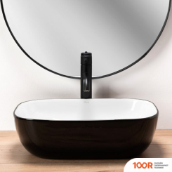 Умывальник Rea BELINDA (БЕЛЫЙ/ЧЕРНЫЙ) (298216)