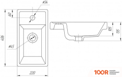 Умывальник Misty ЕНИСЕЙ 40 (298141)