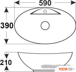 Умывальник Melana 803-7167 (298001)