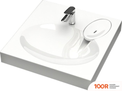 Умывальник MARRBAXX МЭЙСИ V5 (СИГНАЛЬНО БЕЛЫЙ D1, С КРОНШТЕЙНОМ, БЕЗ СИФОНА) (297981)