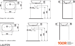 Умывальник Laufen INO 8123020001091 (297895)