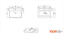 Умывальник Jaquar KUS-WHT-35935 (297817)