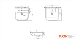 Умывальник Jaquar JDS-WHT-25503 (297809)