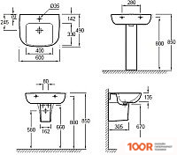 Умывальник Jacob Delafon ODEON UP E4736-00 (297714)