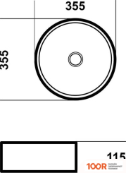 Умывальник Grossman GR-5010SBR (297540)