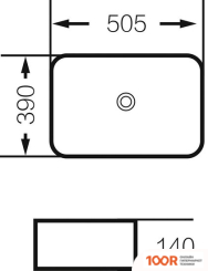 Умывальник Grossman GR-4043BW (297534)