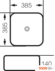 Умывальник Grossman GR-4040BW (297531)