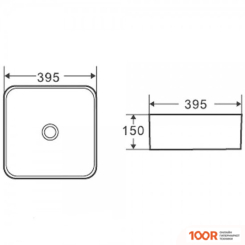 Умывальник Grossman GR-3026BM (297515)