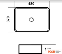 Умывальник Grossman GR-3016SBR (297503)