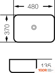 Умывальник Grossman GR-3016BRM (297493)