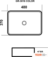 Умывальник Grossman GR-3016BLM (297492)