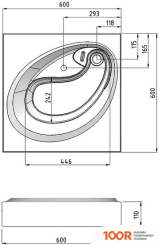 Умывальник Grossman ALVARO 60 (297474)