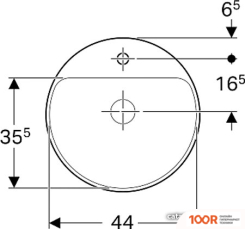 Умывальник Geberit VARIFORM 500.707.01.2 (297453)