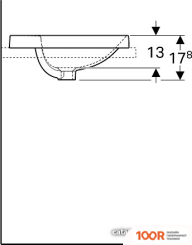 Умывальник Geberit VARIFORM 500.707.01.2 (297453)