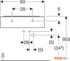 Умывальник Geberit BAMBINI 326060000 (297434)