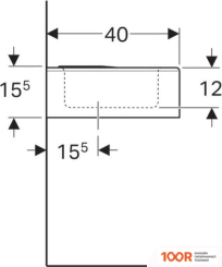 Умывальник Geberit BAMBINI 326060000 (297434)