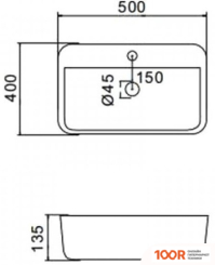 Умывальник Gappo GT405 (297411)