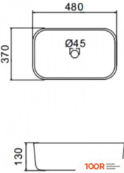 Умывальник Gappo GT403-8 (297409)