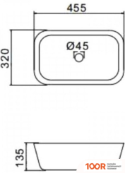 Умывальник Gappo GT402 (297407)