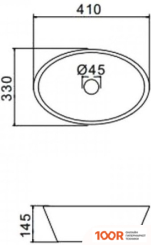 Умывальник Gappo GT304-8 (297400)