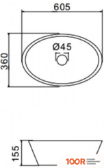 Умывальник Gappo GT303 (297398)