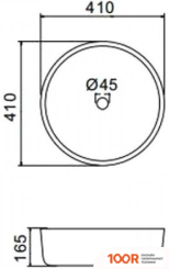 Умывальник Gappo GT106 (297387)