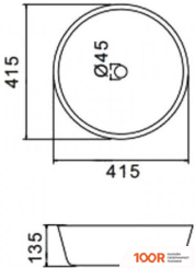 Умывальник Gappo GT105 (297385)