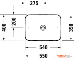 Умывальник Duravit CAPE COD 2347550000 (297338)