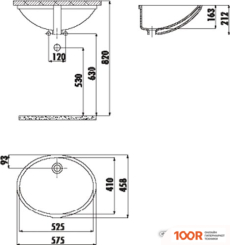Умывальник Creavit TP 52X40 TP205-00CB00E-0000 (297277)
