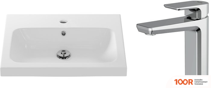 Умывальник Cersanit CARINA 60В S-UM-CAR60/1 + 63063 (297192)