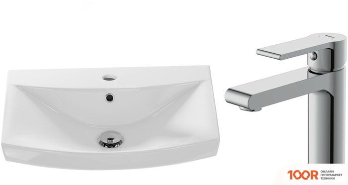 Умывальник Cersanit CARINA 60В S-UM-CAR60/1 + 63020 (297189)