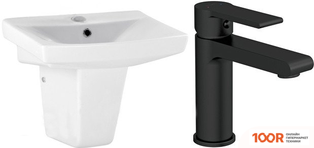 Умывальник Cersanit CARINA 55В S-UM-CAR55/1 + 63107 (297187)