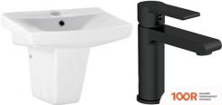 Умывальник Cersanit CARINA 55В S-UM-CAR55/1 + 63107 (297187)