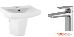 Умывальник Cersanit CARINA 55В S-UM-CAR55/1 + 63063 (297186)