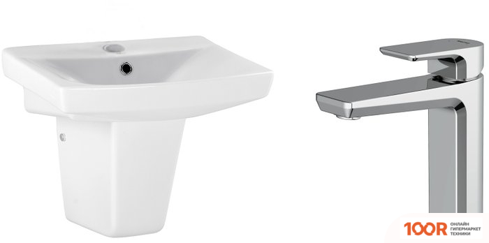 Умывальник Cersanit CARINA 55В S-UM-CAR55/1 + 63063 (297186)