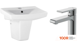 Умывальник Cersanit CARINA 55В S-UM-CAR55/1 + 63020 (297182)