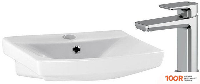 Умывальник Cersanit CARINA 50 S-UM-CAR50/1 + 63063 (297179)