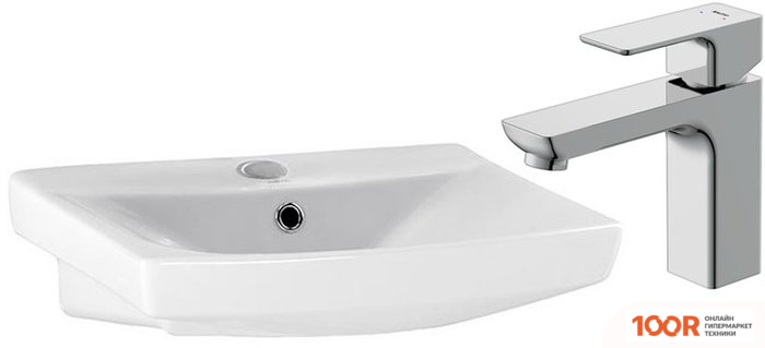 Умывальник Cersanit CARINA 50 S-UM-CAR50/1 + 63039 (297177)