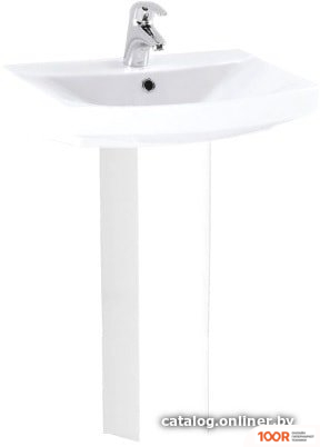 Умывальник Cersanit CARINA 50 (С ПЬЕДЕСТАЛОМ) (297174)