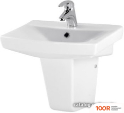 Умывальник Cersanit CARINA 50 (С ПОЛУПЬЕДЕСТАЛОМ) (297173)