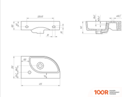 Умывальник Cersanit CAMEO 45 63405 (297171)