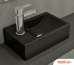 Умывальник Bocchi MILANO 1418-004-0126 (ЛЕВЫЙ, ЧЕРНЫЙ МАТОВЫЙ) (297105)