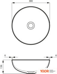Умывальник Bocchi 1494-004-0125 (ЧЕРНЫЙ МАТОВЫЙ) (297069)