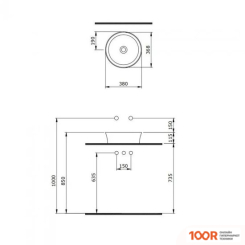 Умывальник Berges Wasserhaus EGO SL 181021 (297017)